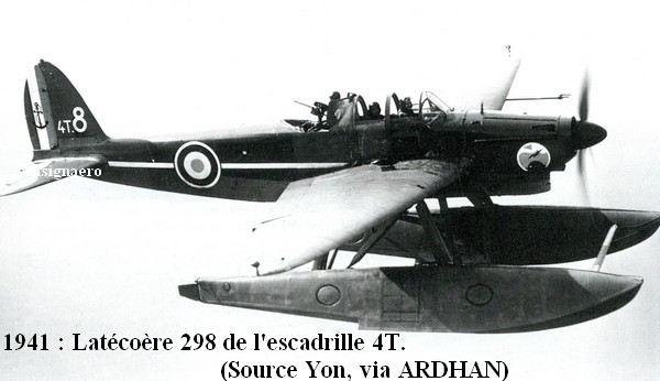 1941. Latecoere 298 de l escadrille 4T